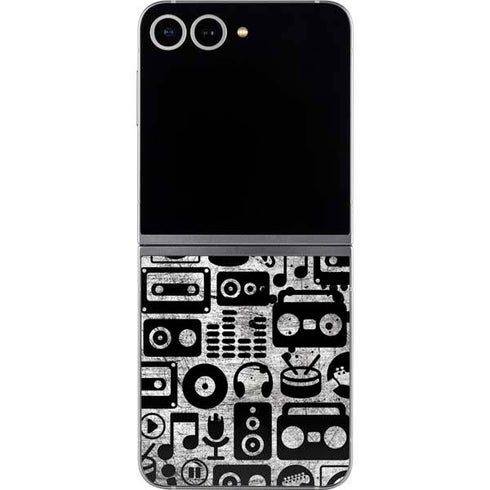 Music Pattern Galaxy Z Flip6 Skin